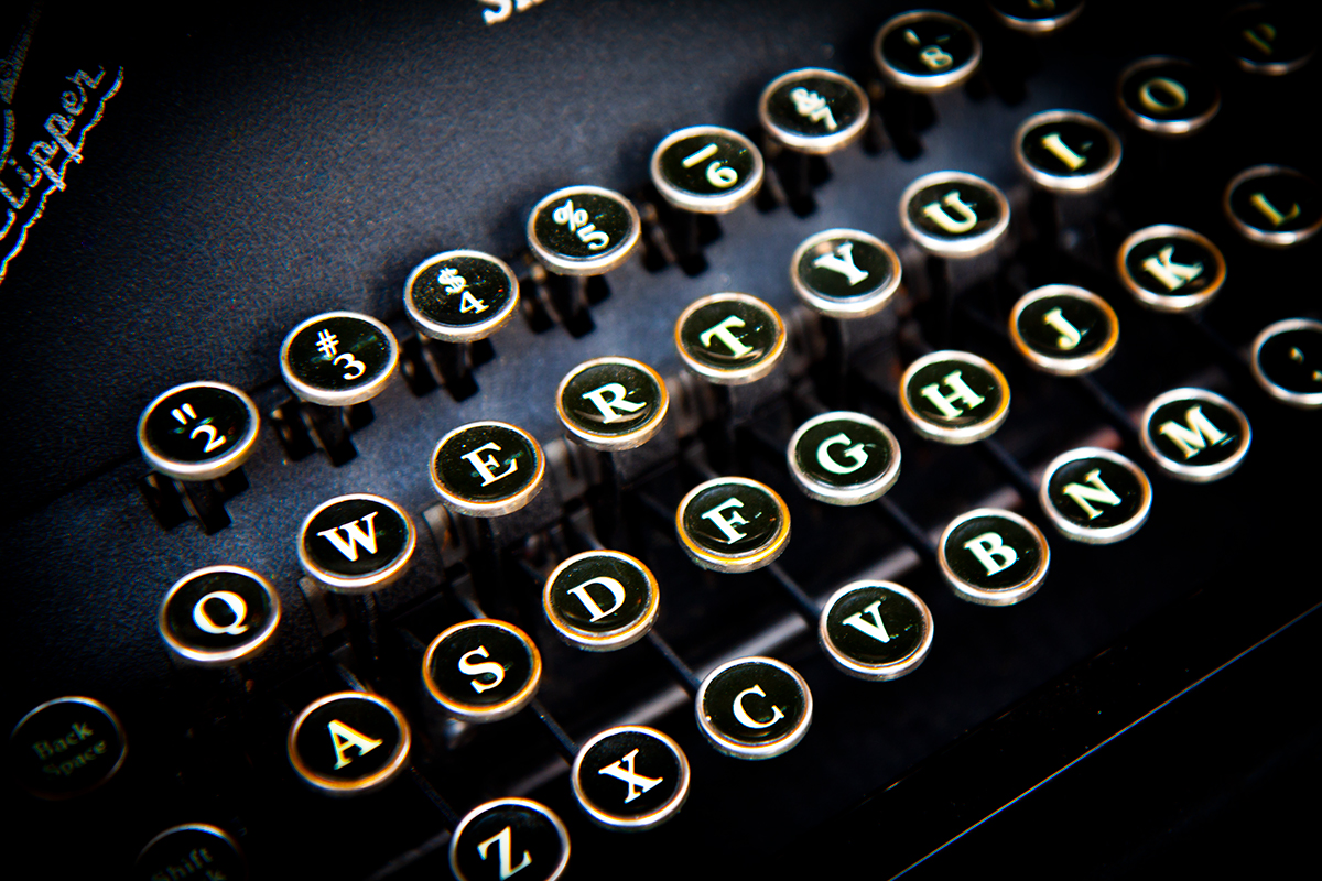 엔틱 타자기